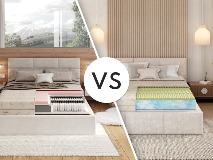 Materac piankowy vs. sprężynowy: który wybrać?