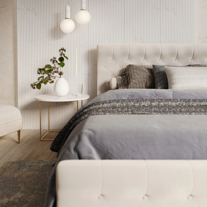 Modern glamour w sypialni - jakie meble i dodatki dobrać?
