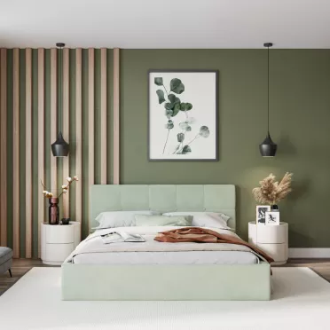 Jak zaaranżować zieloną sypialnię?