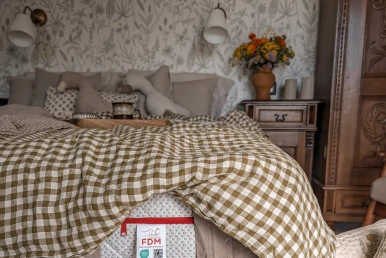 Sypialnia w stylu vintage