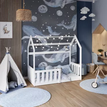kreatywne łóżka dziecięce, łóżko domek - Porady FDM