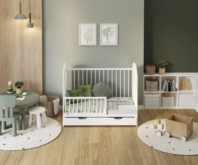 Materac piankowy BABY CARE wizualizacja przekrój