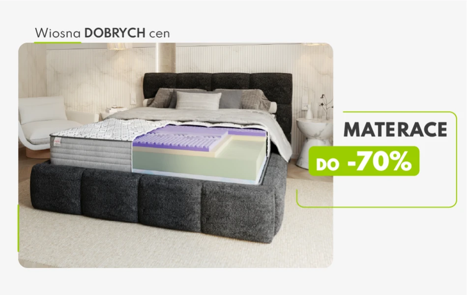 Wiosna DOBRYCH cen - materace - 70% - application.img.alt