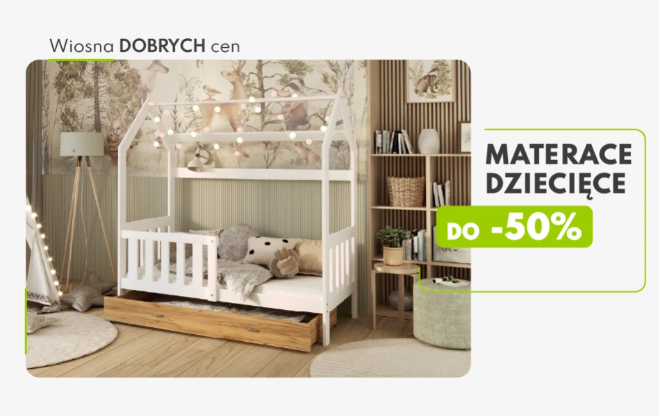 Wiosna DOBRYCH cen - materace dziecięce - 50% - application.img.alt