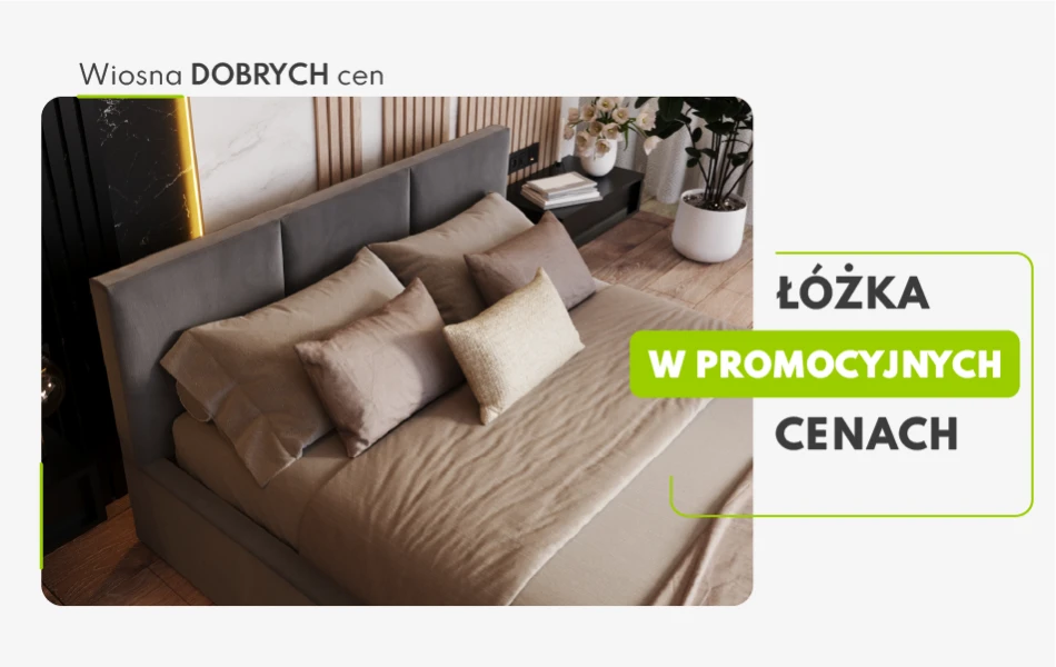 Wiosna DOBRYCH cen - łóżka w promocji - application.img.alt