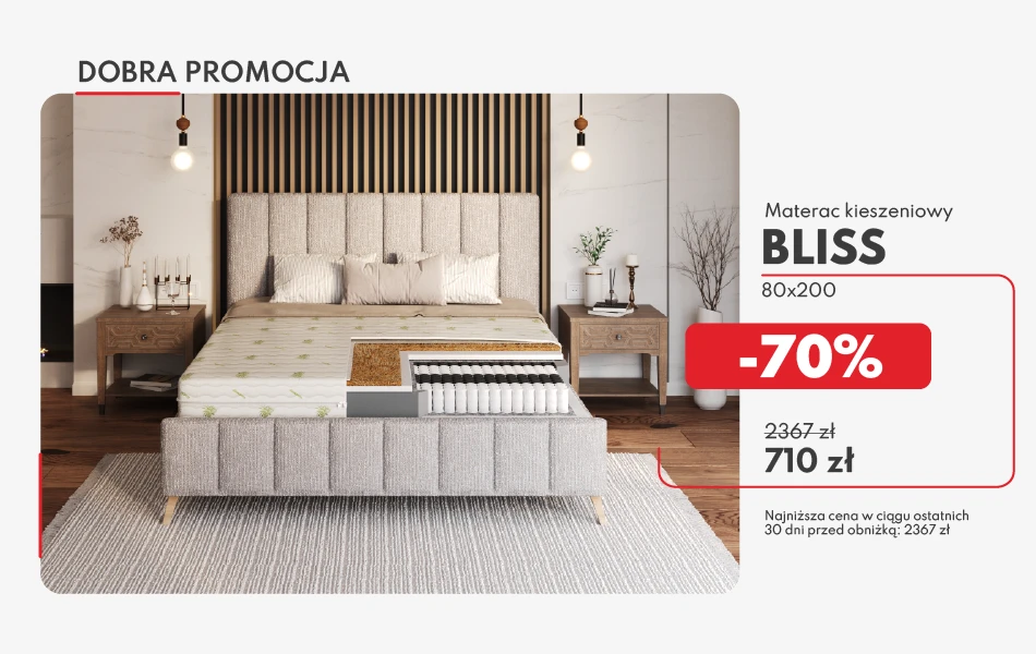 DOBRA PROMOCJA - materac BLISS - application.img.alt