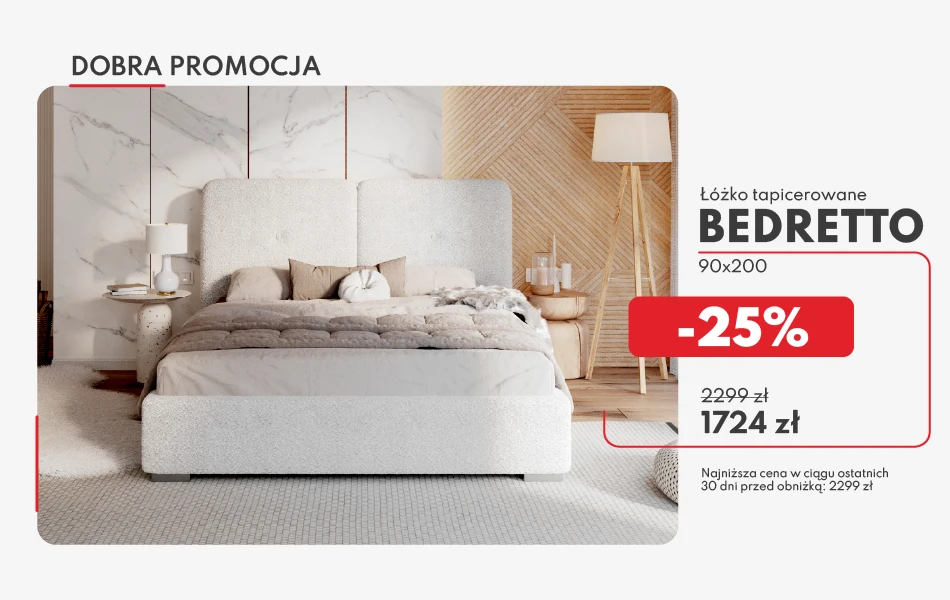 DOBRA PROMOCJA - łóżko BEDRETTO - application.img.alt
