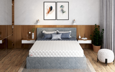 Obrazy za łóżkiem w sypialni - pomysły