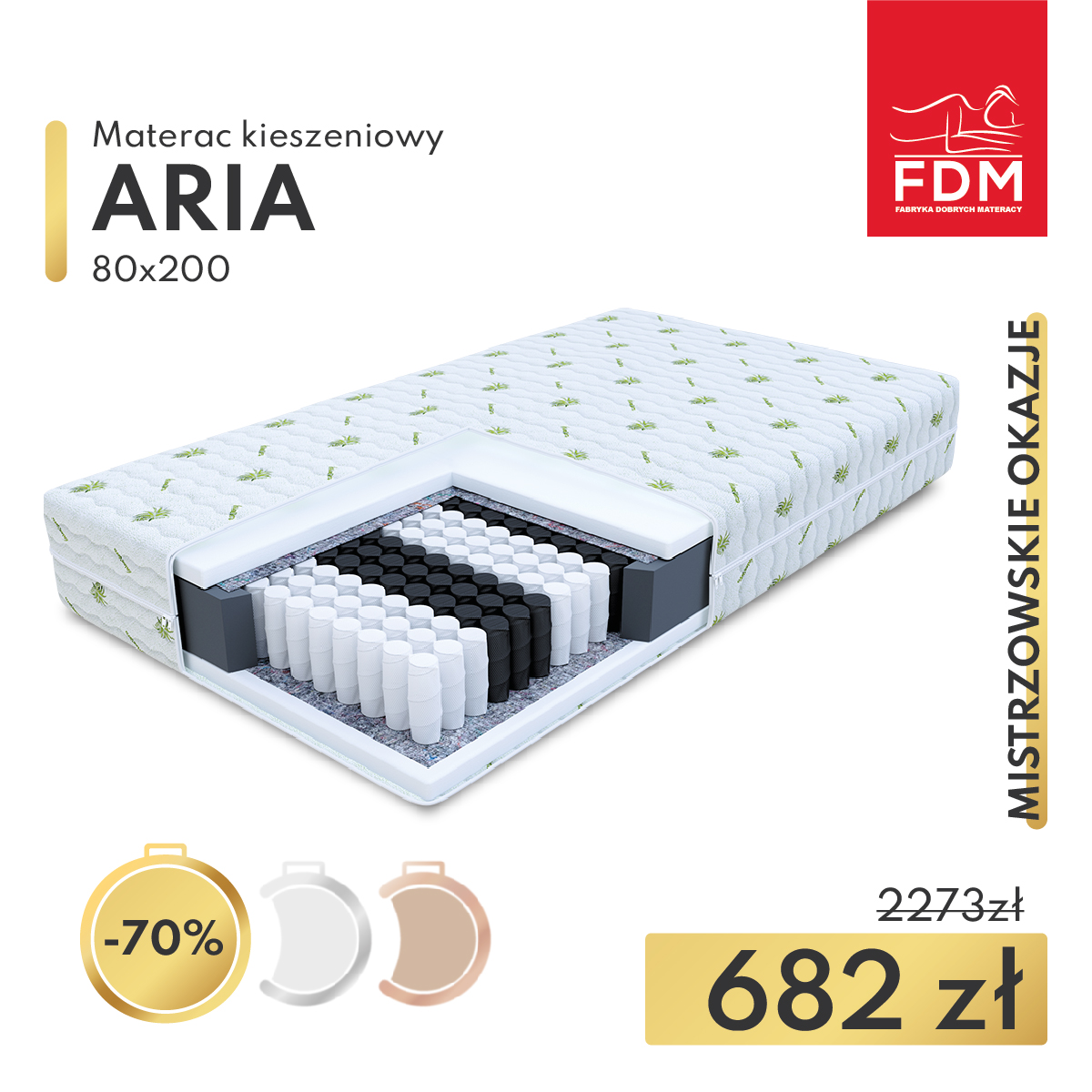 Promocja Mistrzowskie Okazje - materac ARIA
